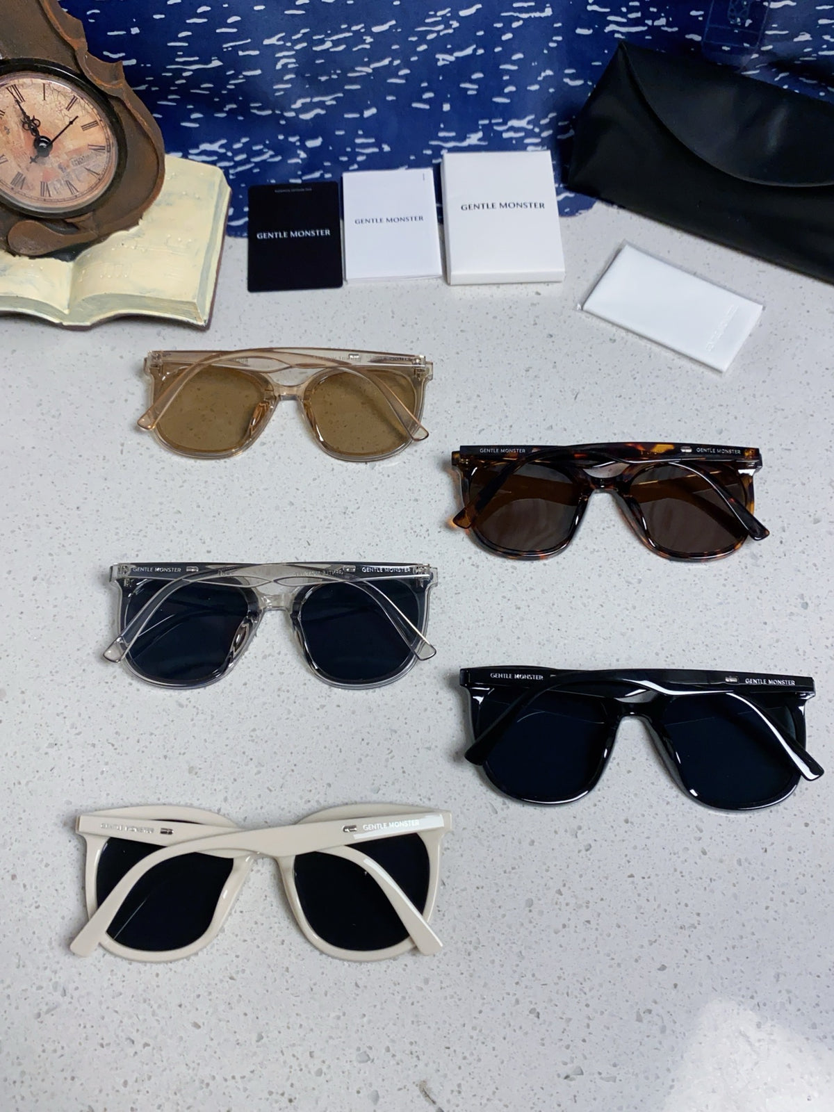 Gentle Monster ROSY Square Brown Lens Sunglasses for Men & Women - detail image 11