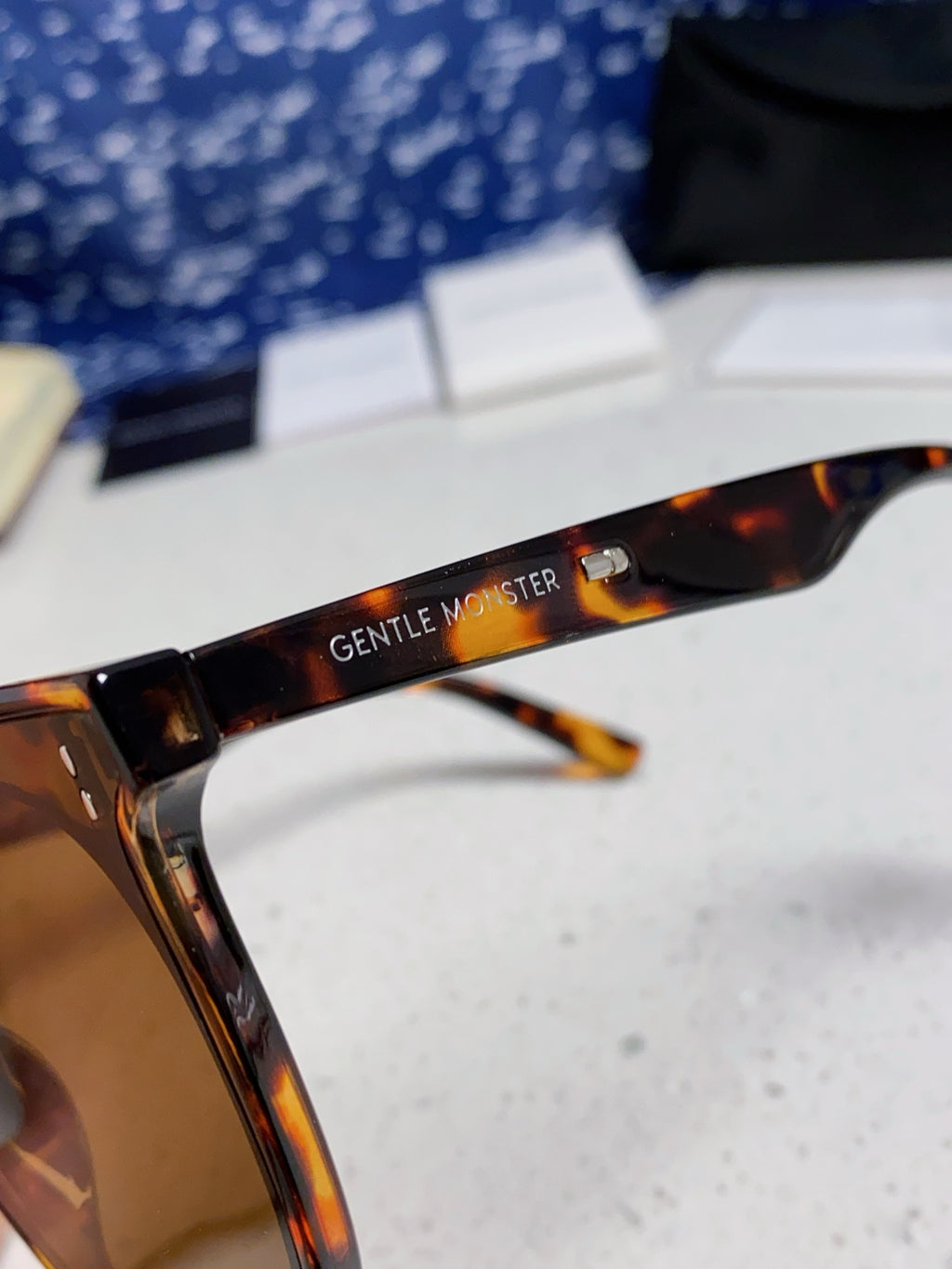 Gentle Monster ROSY Square Brown Lens Sunglasses for Men & Women - detail image 7