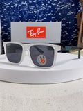 Ray-Ban RB69030 Square Silver Lens Sunglasses for Men - 433166