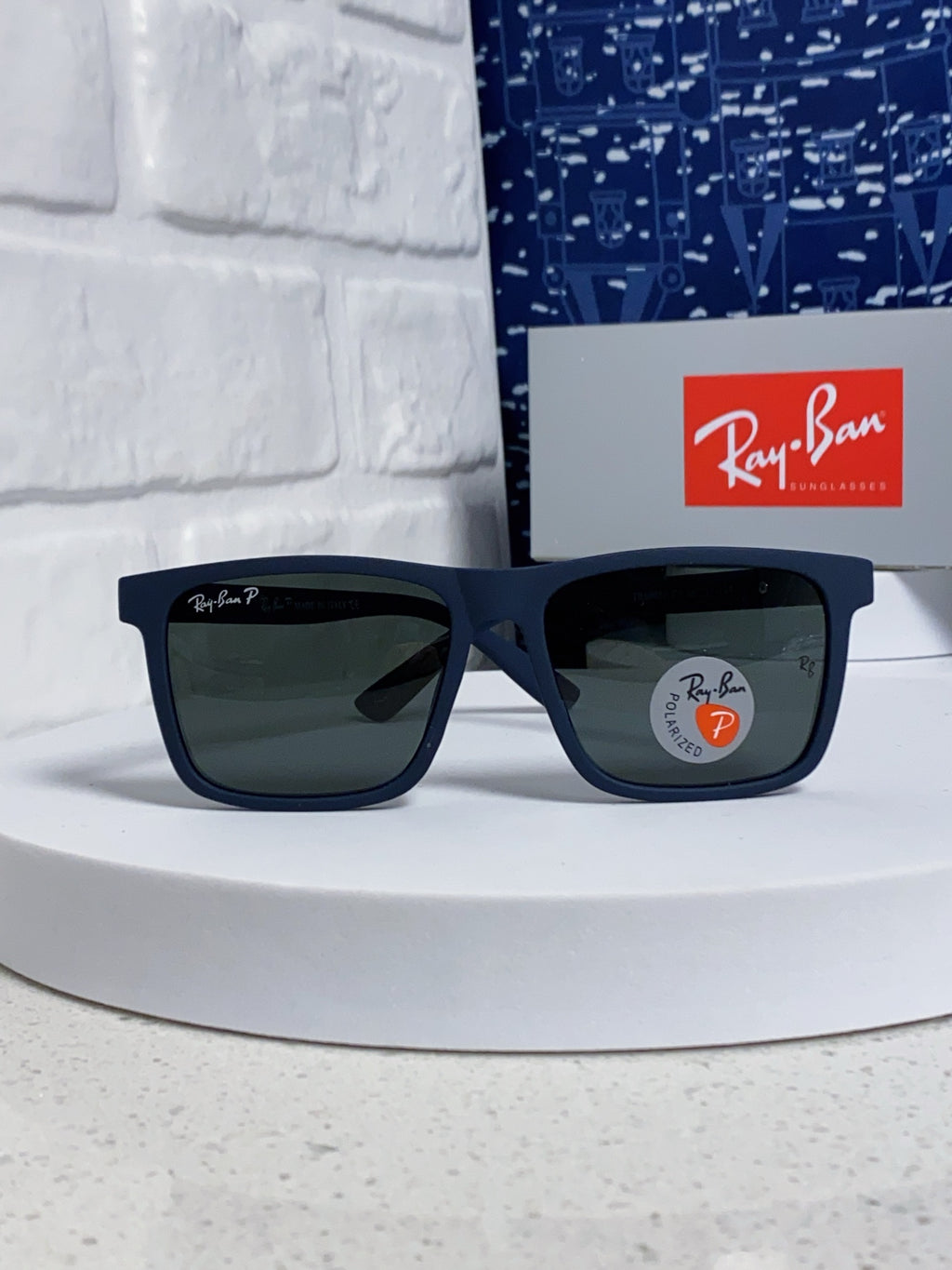 Ray-Ban RB69030 Square Silver Lens Sunglasses for Men - 433167 - detail image 2