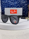 Ray-Ban RB69009 Polarized Rectangular Silver Lens Sunglasses for Men & Women