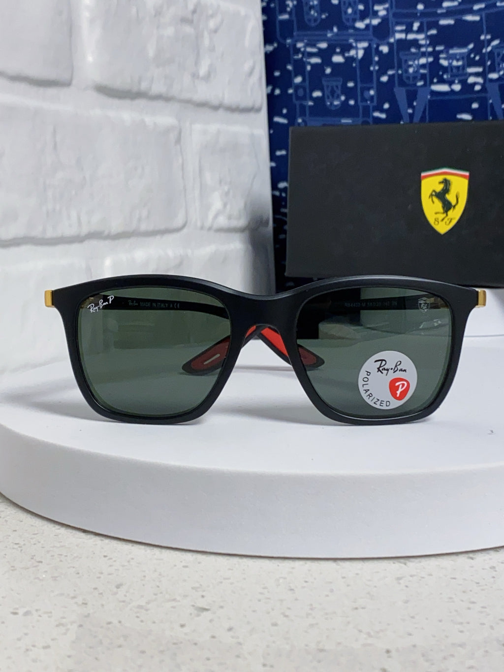 Ray-Ban Square Silver Lens Sunglasses for Men & Women - 433068 - detail image 2
