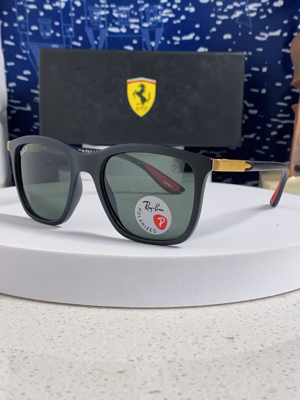 Ray-Ban Square Silver Lens Sunglasses for Men & Women - 998555