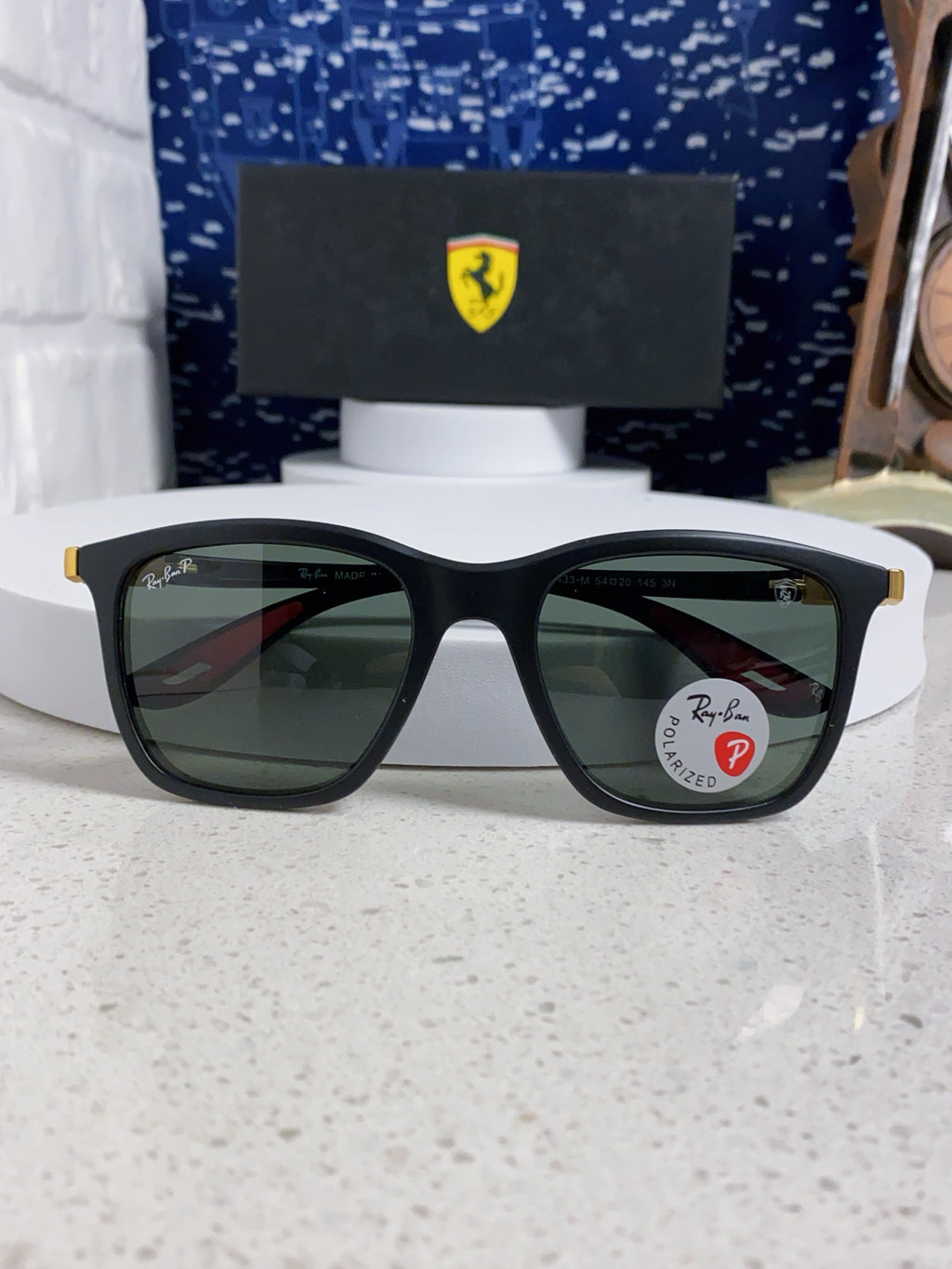 Ray-Ban Square Silver Lens Sunglasses for Men & Women - 433068 - detail image 9