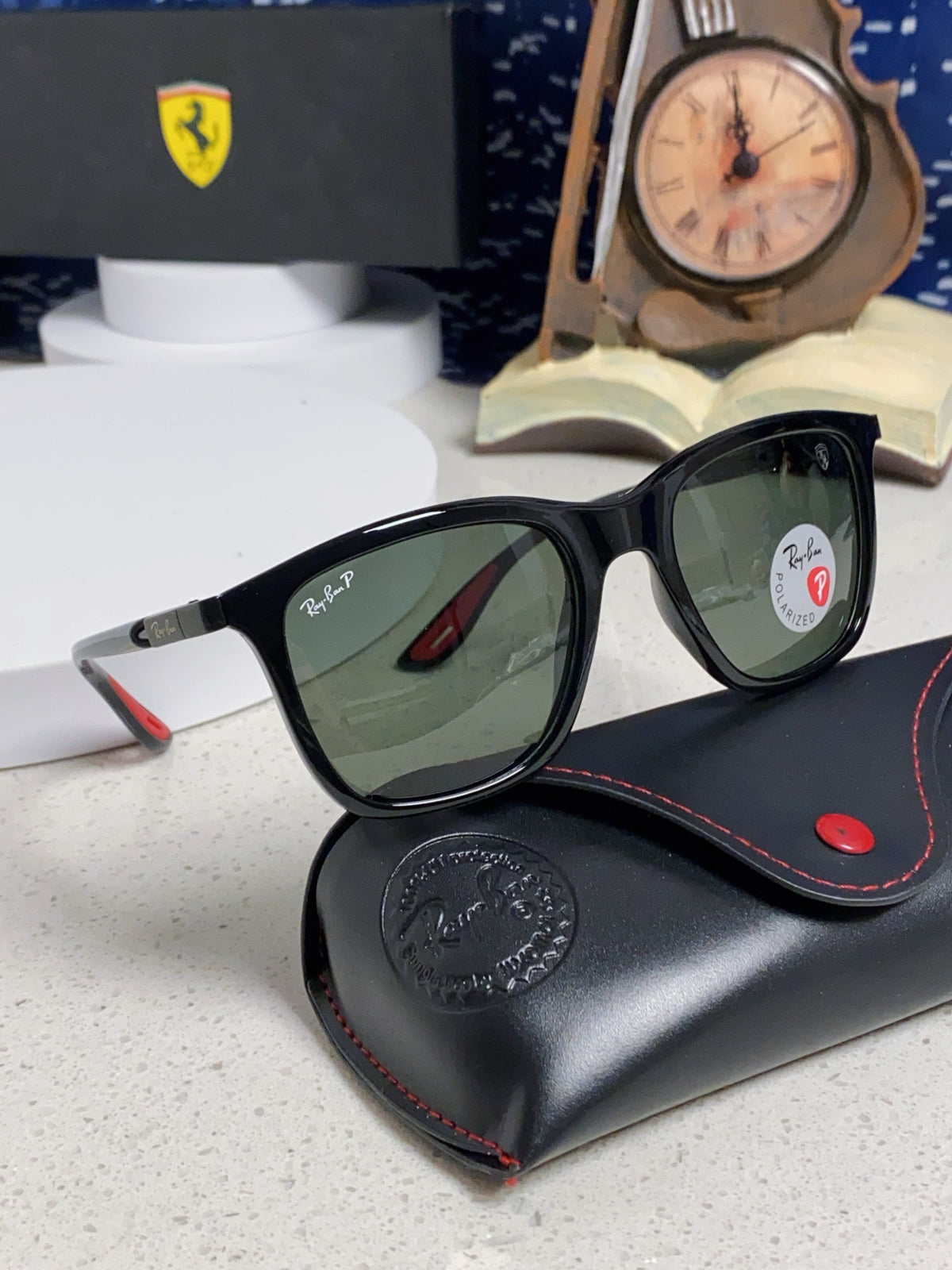 Ray-Ban Square Silver Lens Sunglasses for Men & Women - 488319 - detail image 10