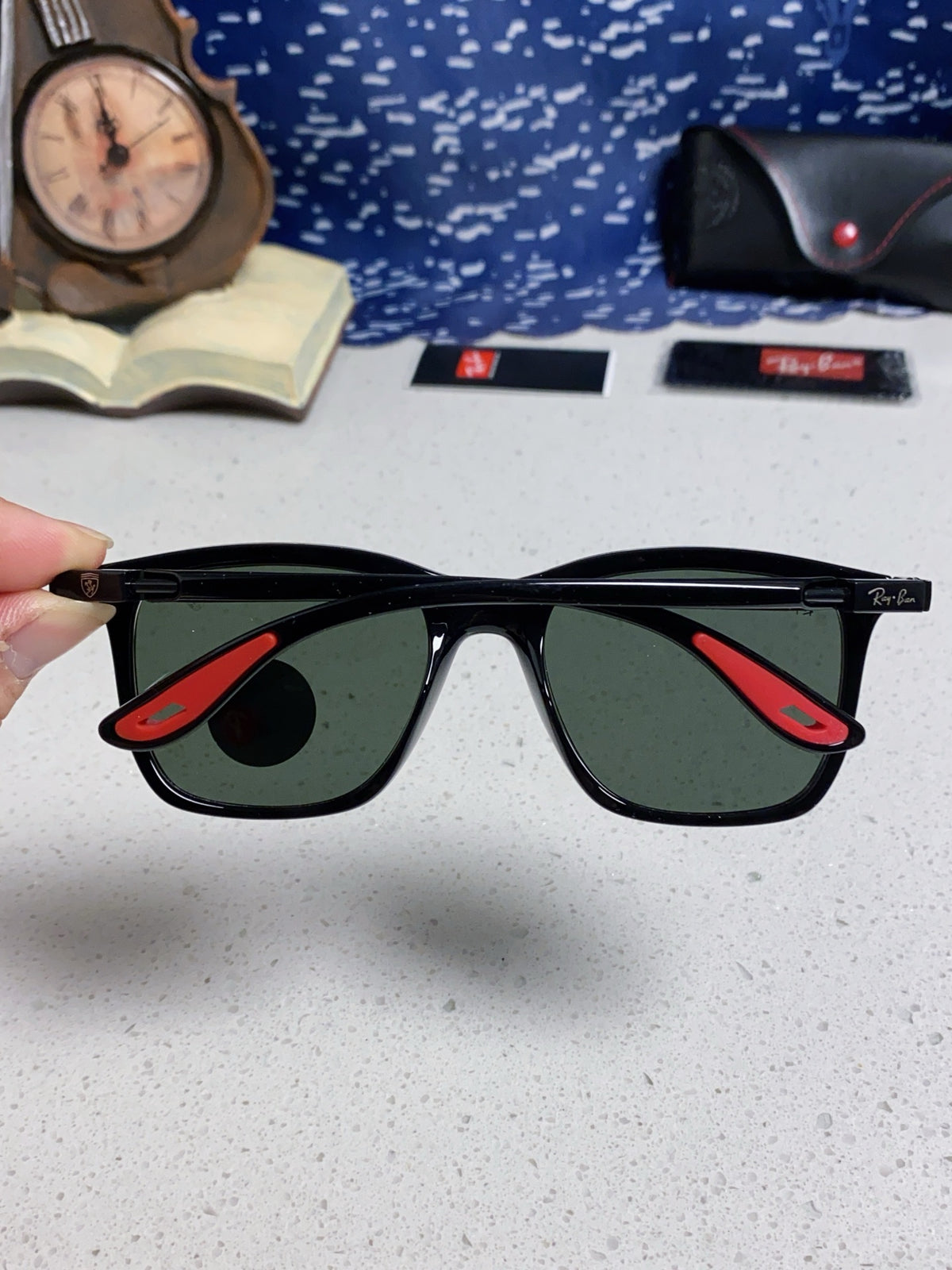 Ray-Ban Square Silver Lens Sunglasses for Men & Women - 433069 - detail image 5