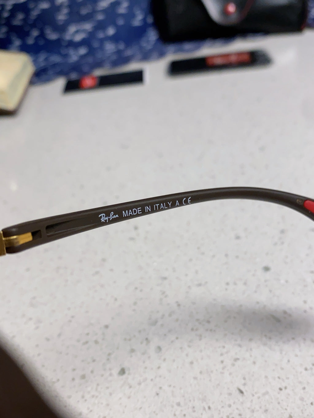 Ray-Ban Square Silver Lens Sunglasses for Men & Women - 488320 - detail image 8