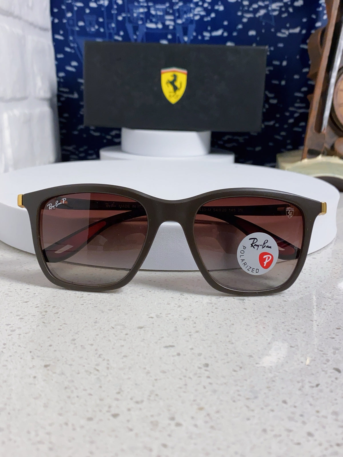 Ray-Ban Square Silver Lens Sunglasses for Men & Women - 433070 - detail image 9