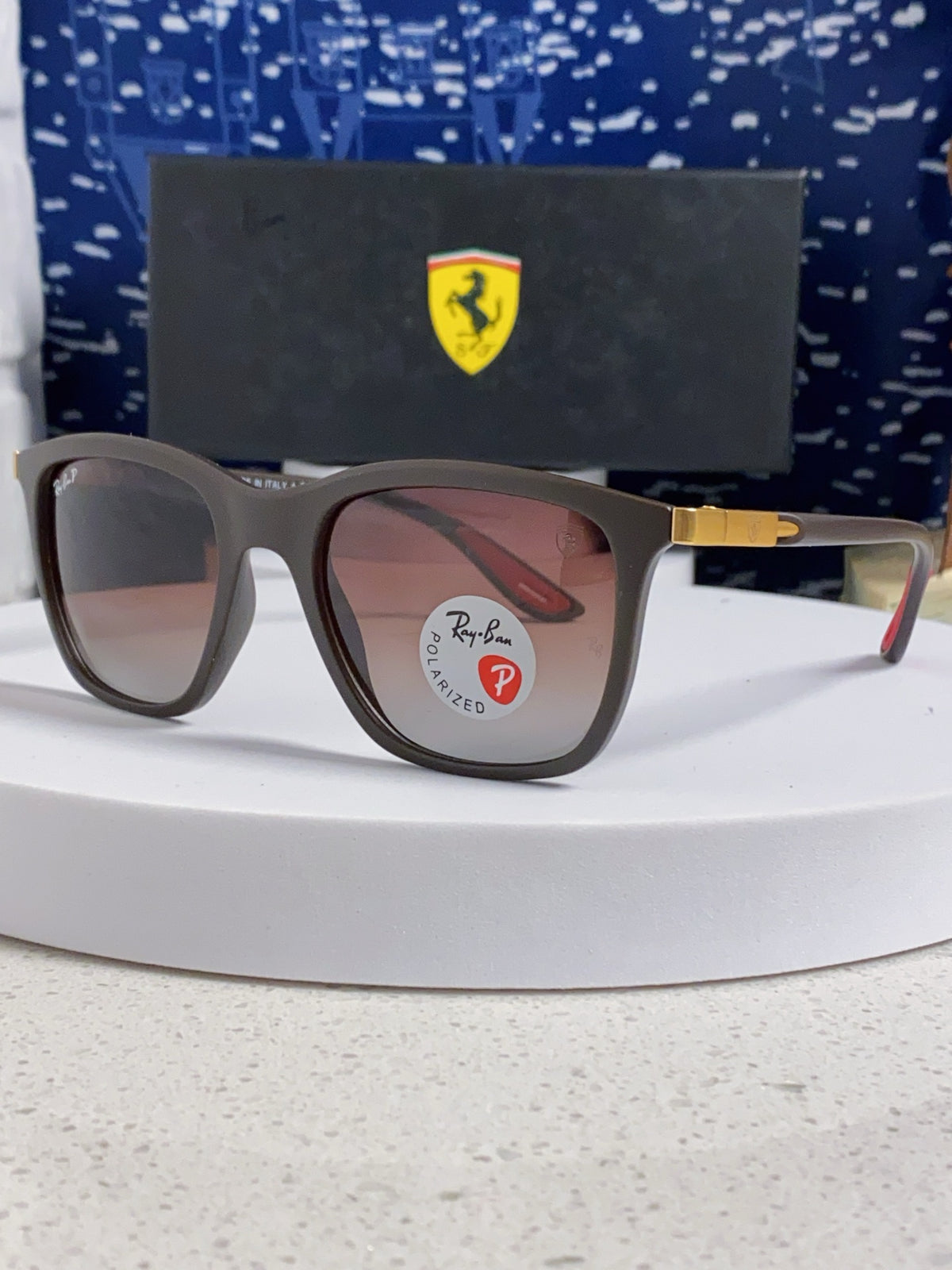 Ray-Ban Square Silver Lens Sunglasses for Men & Women - 433070