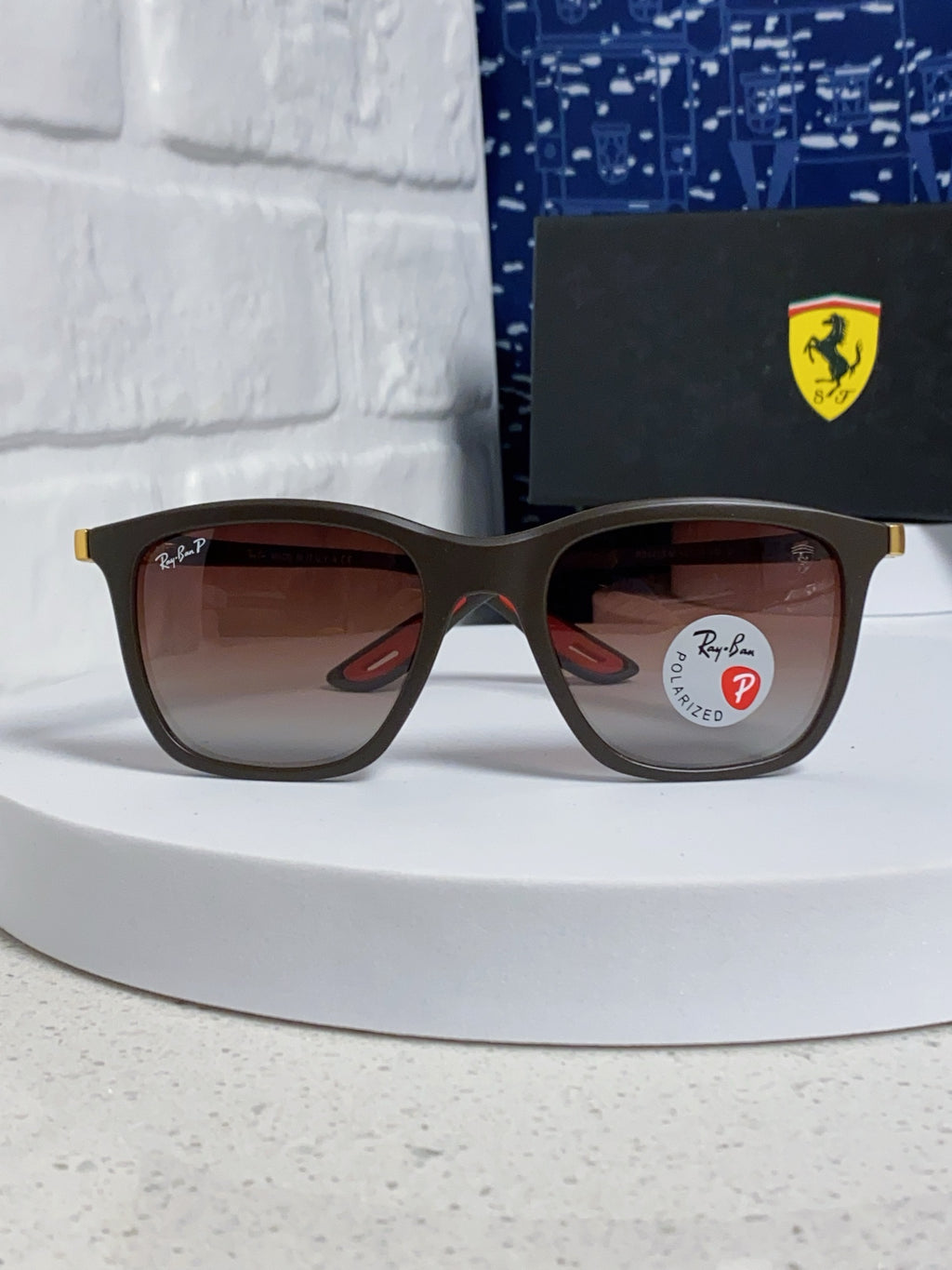 Ray-Ban Square Silver Lens Sunglasses for Men & Women - 998557 - detail image 2