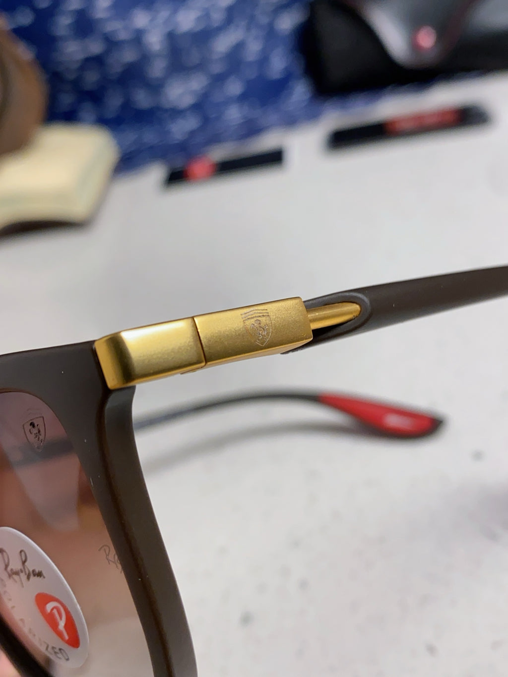Ray-Ban Square Silver Lens Sunglasses for Men & Women - 488320 - detail image 7