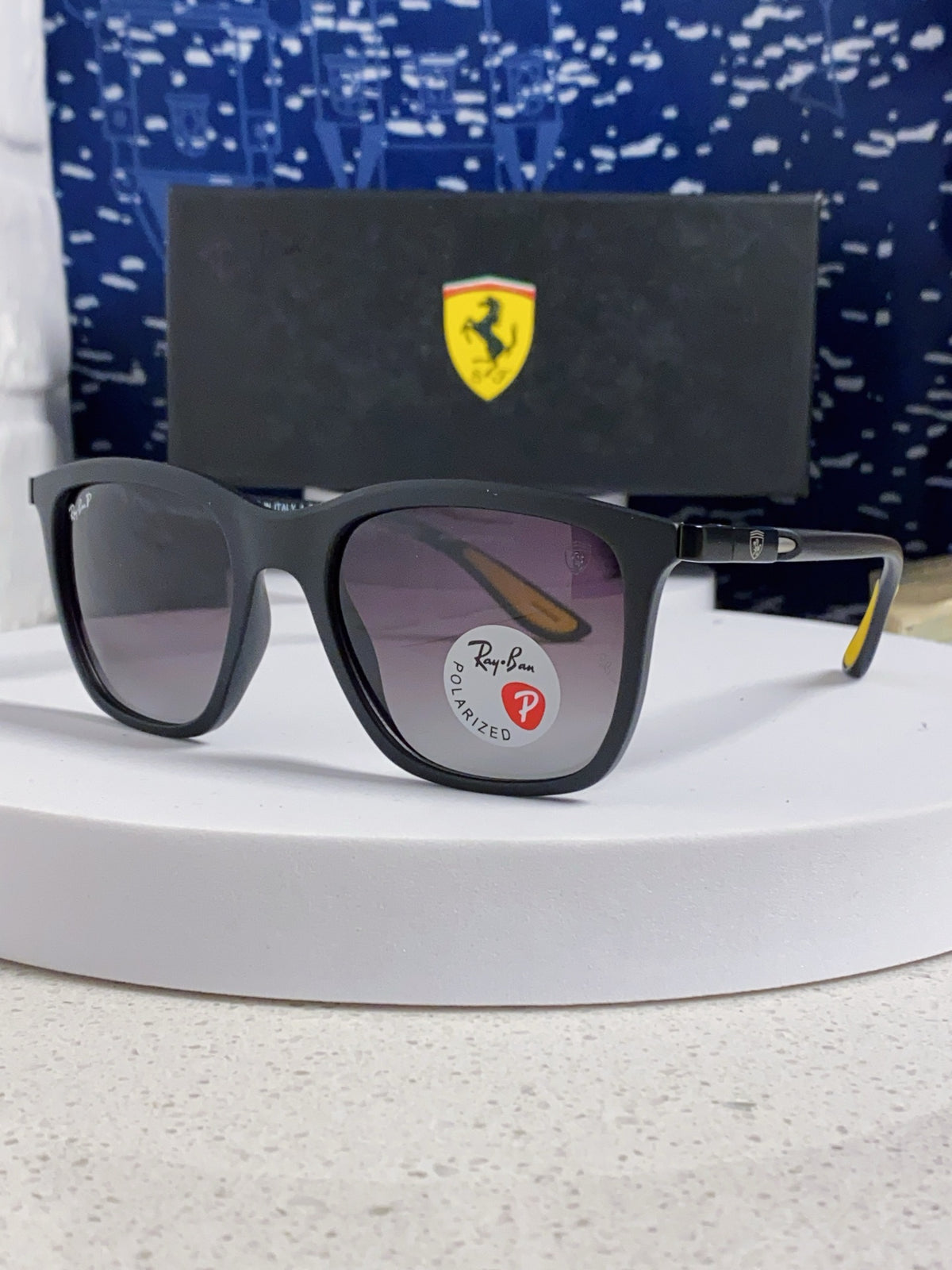 Ray-Ban Square Silver Lens Sunglasses for Men & Women - 488321
