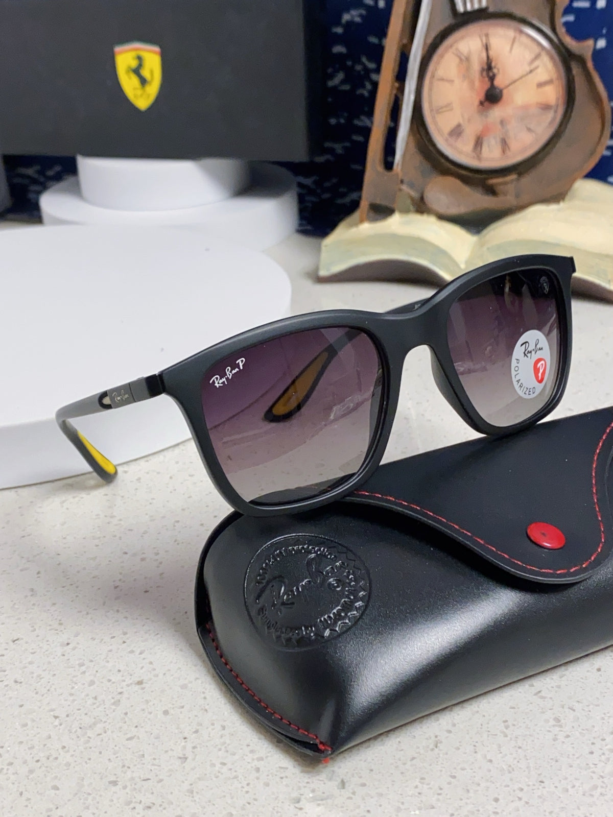 Ray-Ban Square Silver Lens Sunglasses for Men & Women - 488321 - detail image 10