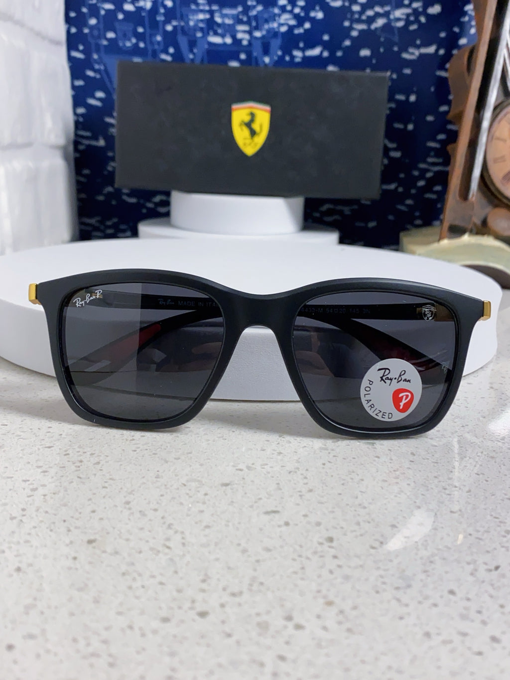 Ray-Ban Square Silver Lens Sunglasses for Men & Women - 433072 - detail image 9