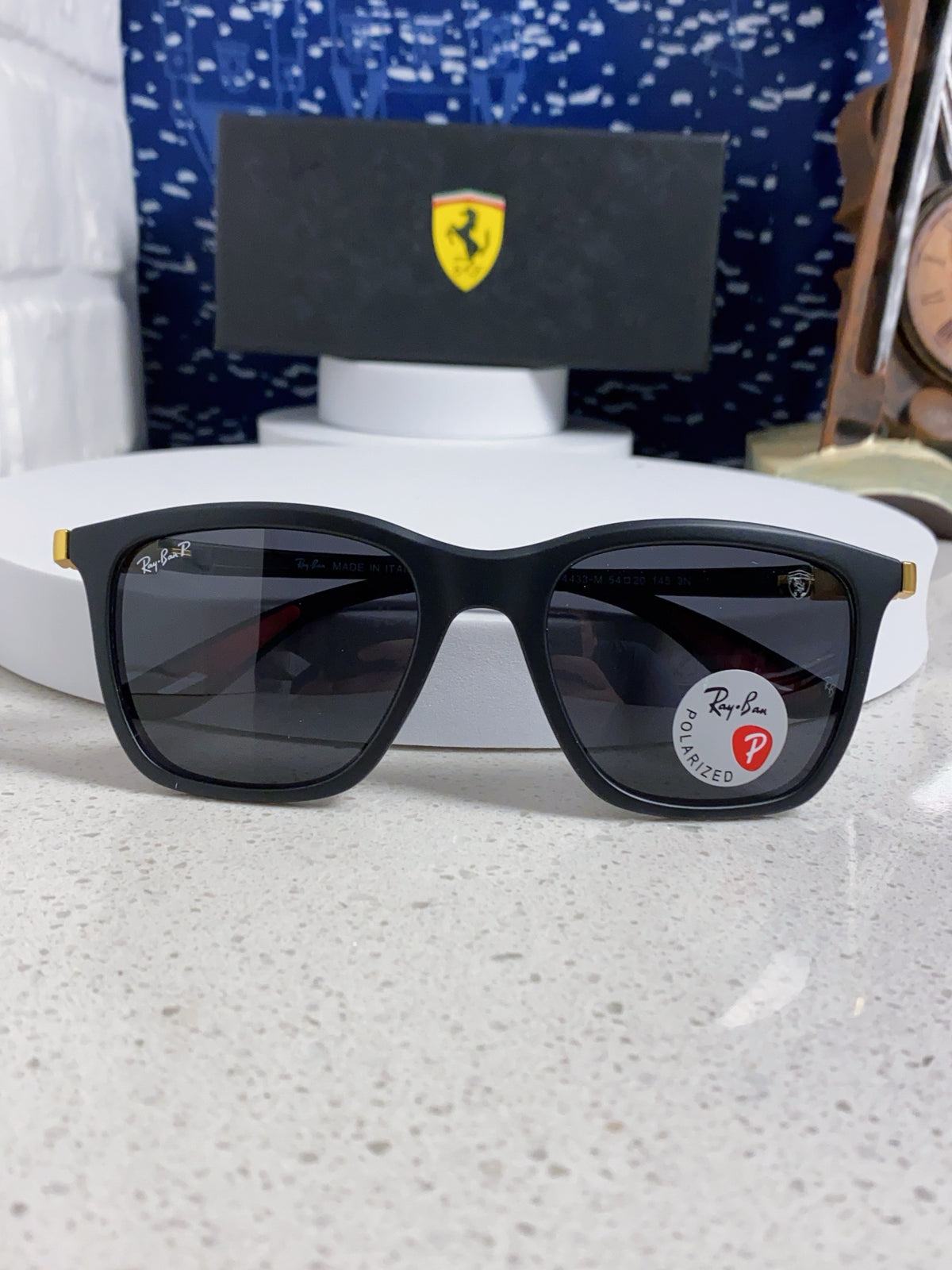 Ray-Ban Square Silver Lens Sunglasses for Men & Women - 433072 - detail image 9