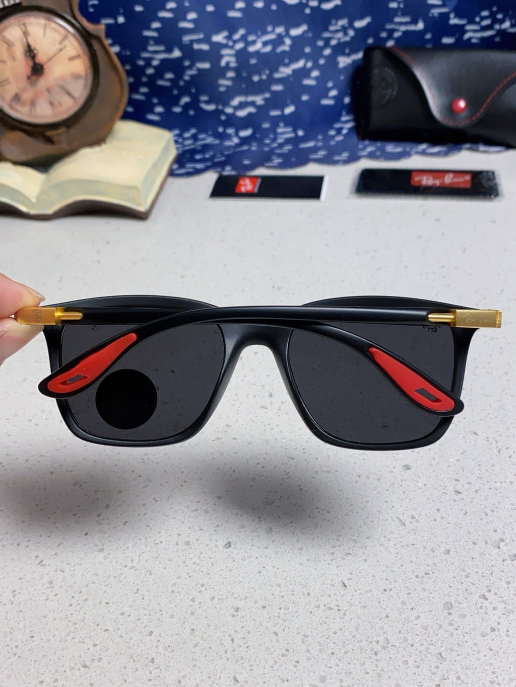 Ray-Ban Square Silver Lens Sunglasses for Men & Women - 488322 - detail image 5