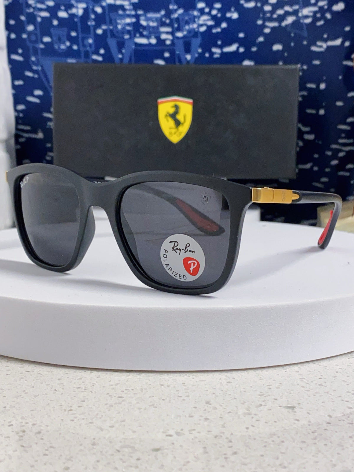 Ray-Ban Square Silver Lens Sunglasses for Men & Women - 488322