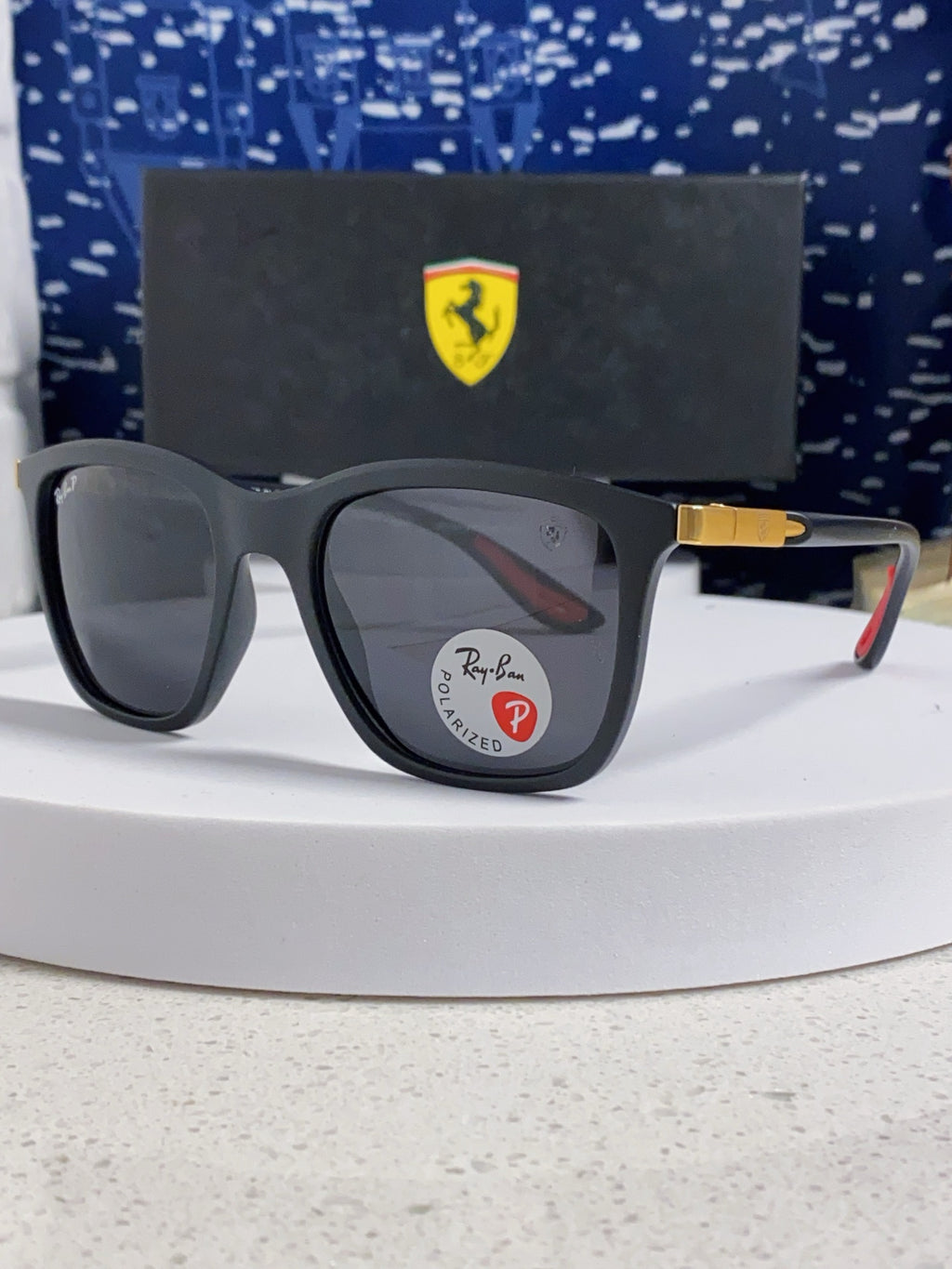 Ray-Ban Square Silver Lens Sunglasses for Men & Women - 433072