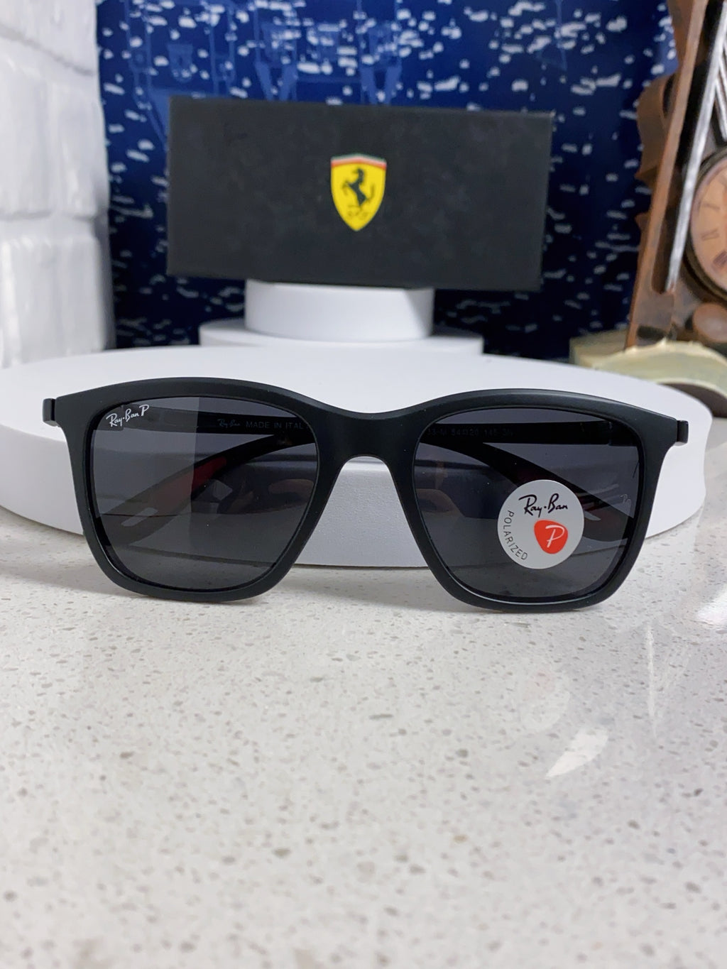 Ray-Ban Square Silver Lens Sunglasses for Men & Women - 433073 - detail image 9