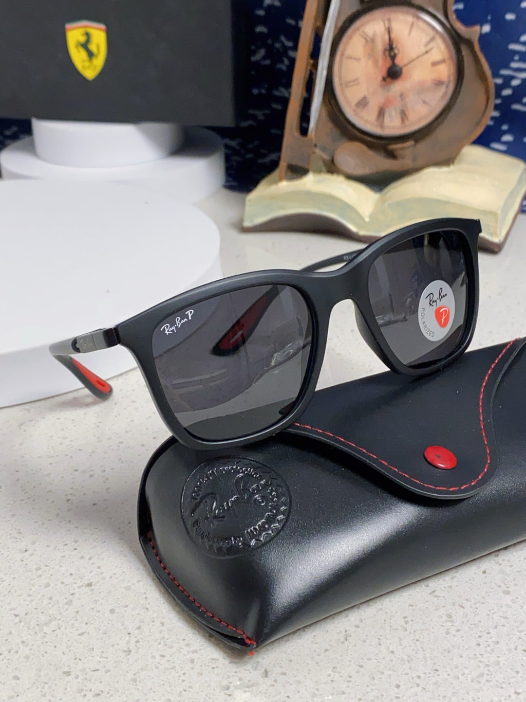 Ray-Ban Square Silver Lens Sunglasses for Men & Women - 433073 - detail image 10