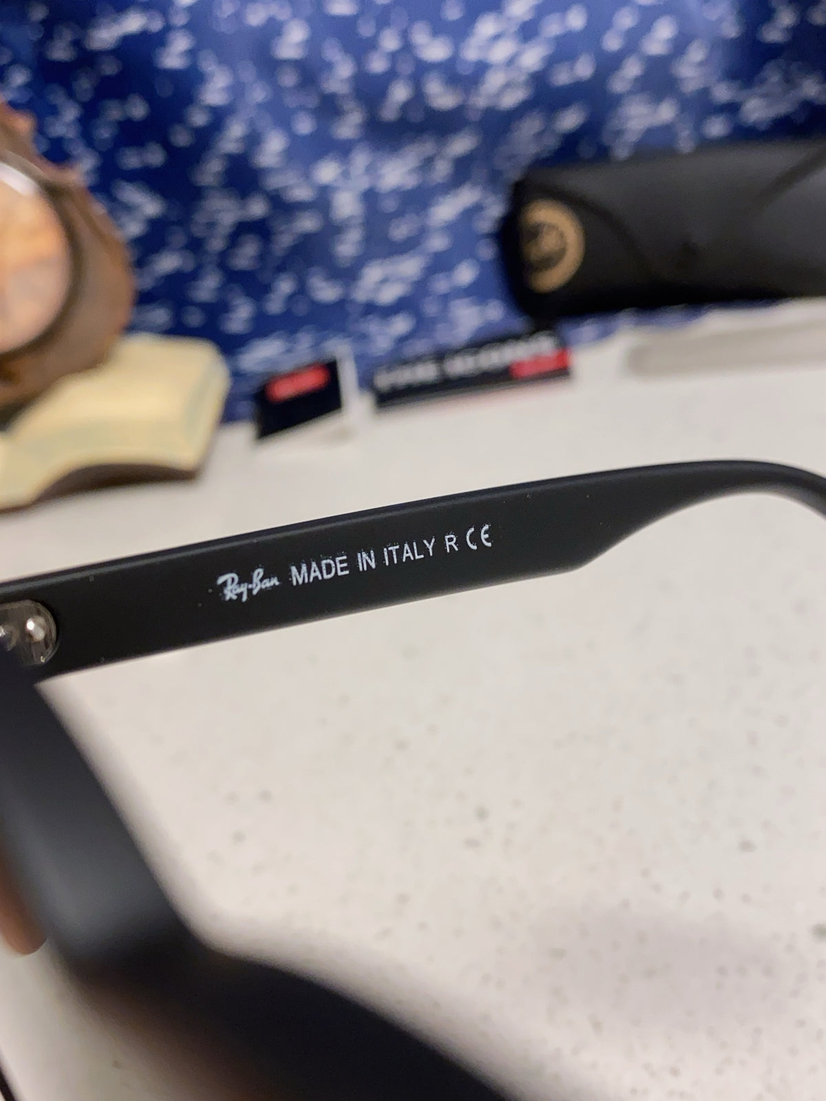 Ray-Ban RB4380 Round Black Lens Sunglasses for Women - detail image 8