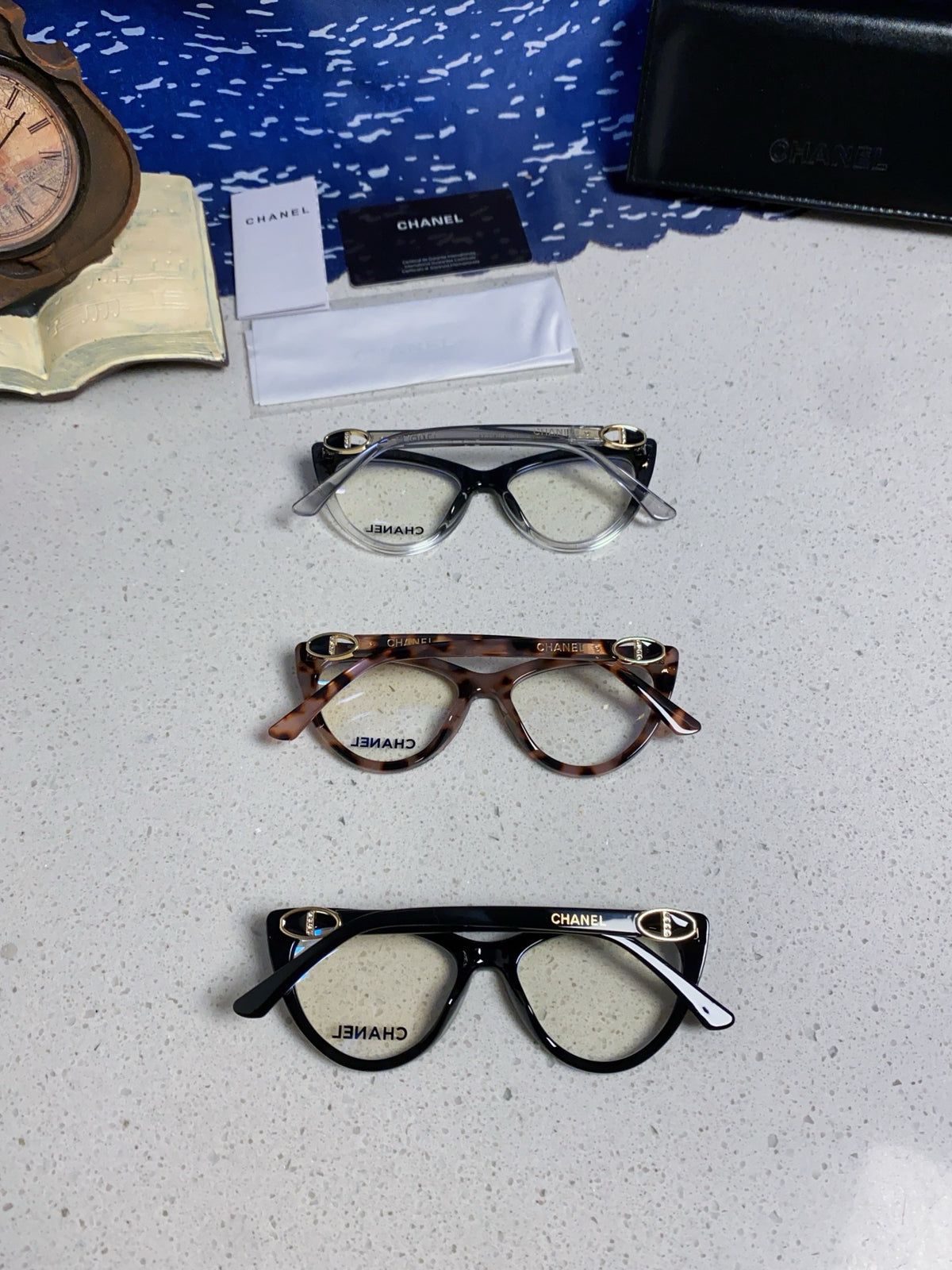 Chanel Cat-Eye Silver Lens Sunglasses for Men & Women - 398501 - detail image 11