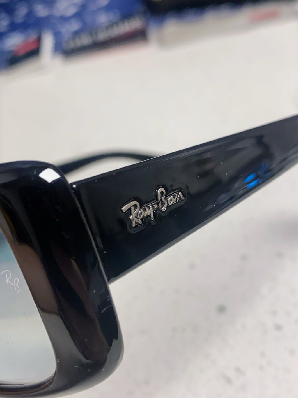 Ray-Ban Acetate Fashion Blue Lens Sunglasses for Men - detail image 6