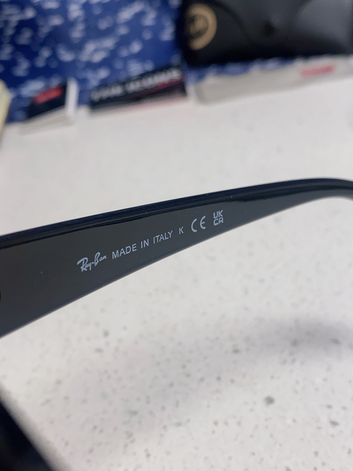 Ray-Ban Acetate Fashion Blue Lens Sunglasses for Men - detail image 7