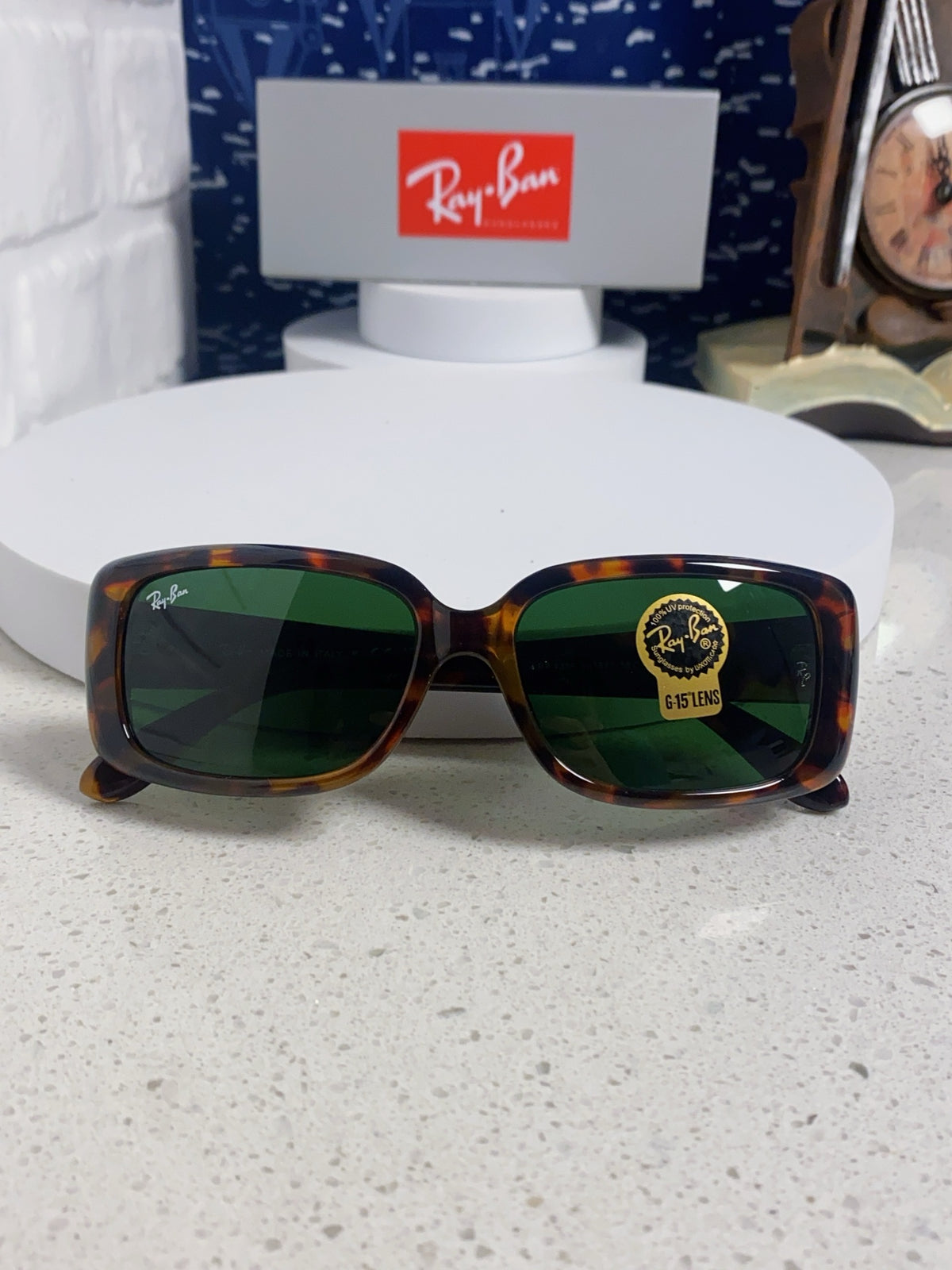 Ray-Ban Acetate Fashion Green Lens Sunglasses for Men - detail image 9