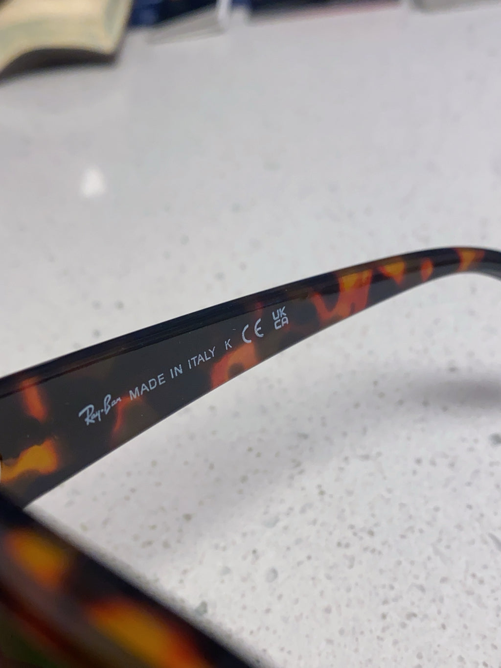 Ray-Ban Acetate Fashion Green Lens Sunglasses for Men - detail image 8