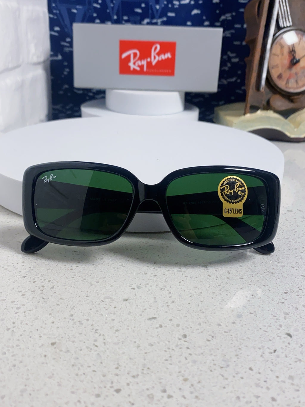 Ray-Ban Acetate Fashion Black Lens Sunglasses for Men - detail image 9
