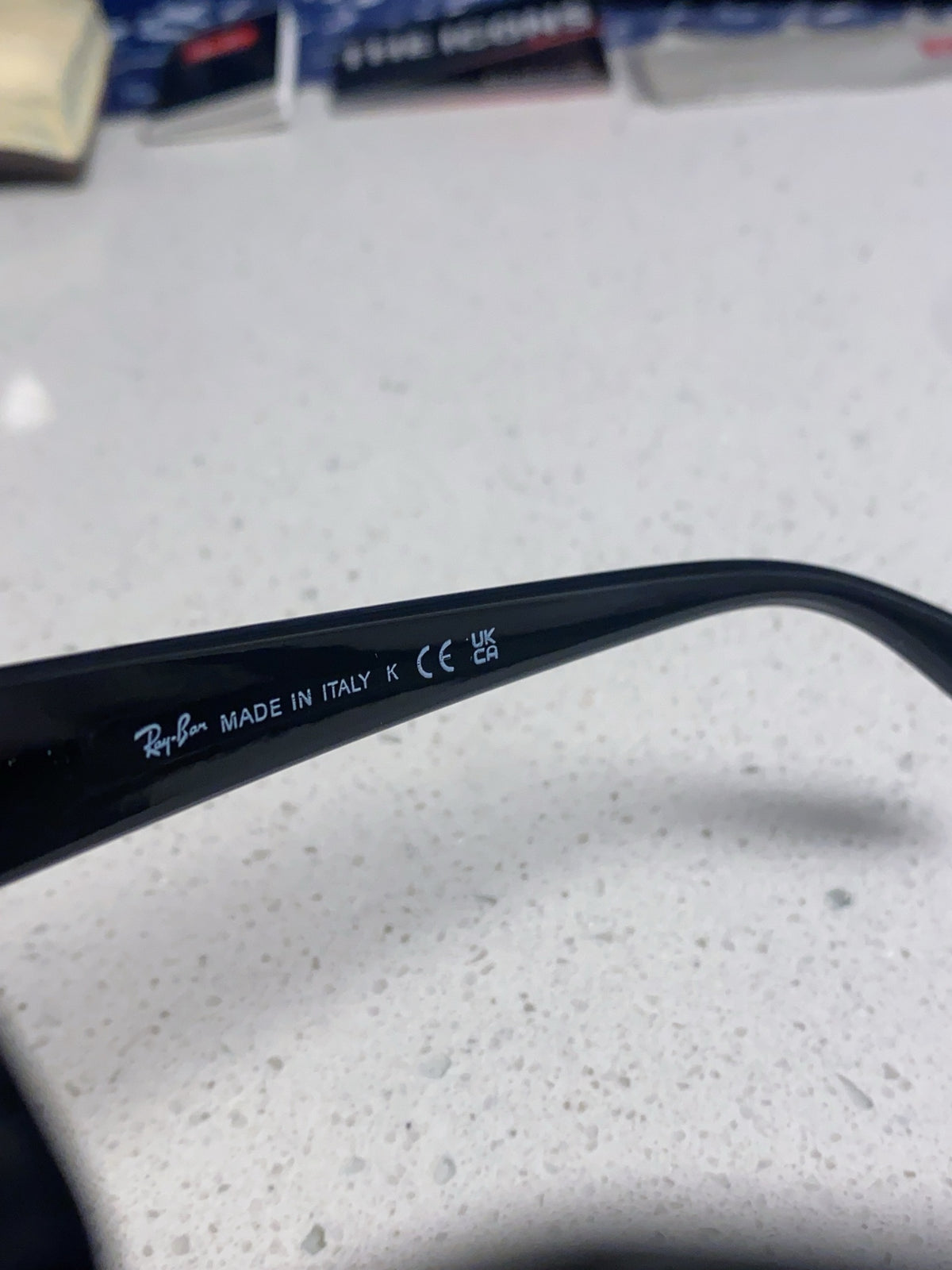 Ray-Ban Acetate Fashion Black Lens Sunglasses for Men - detail image 8