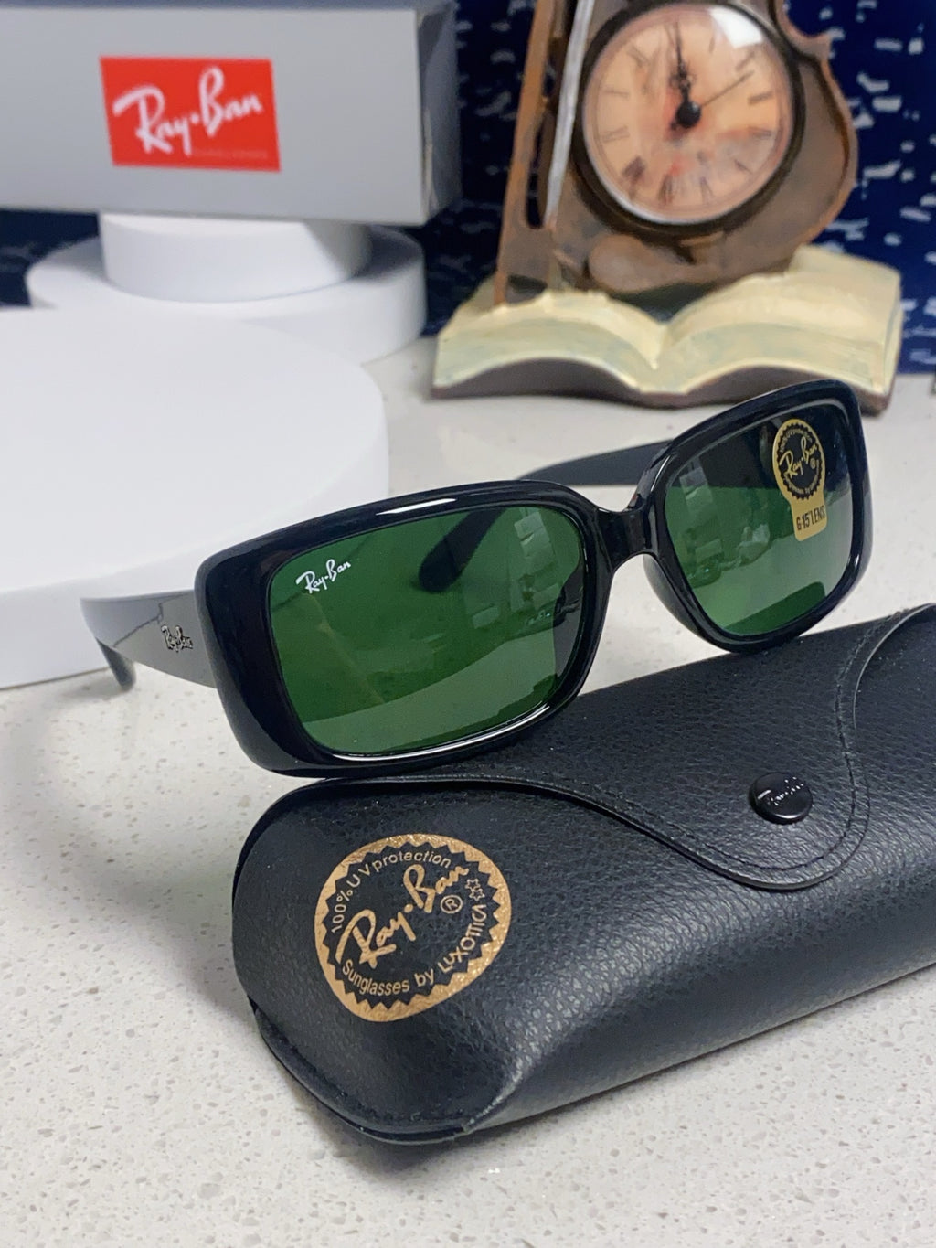 Ray-Ban Acetate Fashion Black Lens Sunglasses for Men - detail image 10