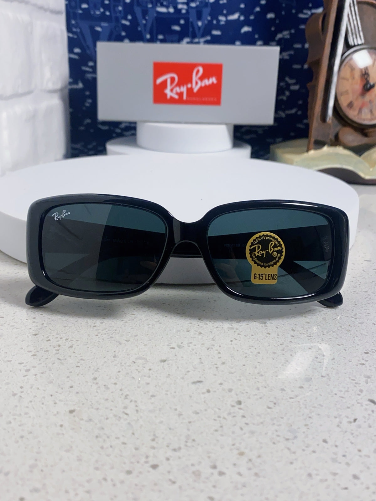 Ray-Ban Acetate Fashion Black Lens Sunglasses for Men - 466458 - detail image 8