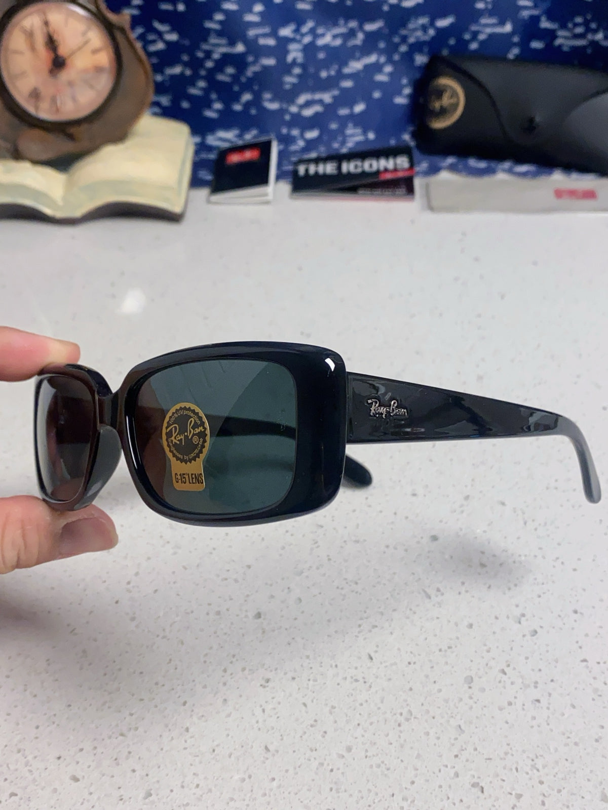 Ray-Ban Acetate Fashion Black Lens Sunglasses for Men - 466458 - detail image 5