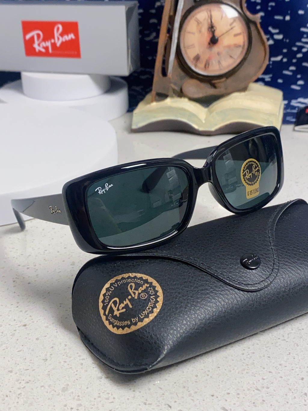Ray-Ban Acetate Fashion Black Lens Sunglasses for Men - 466458 - detail image 9