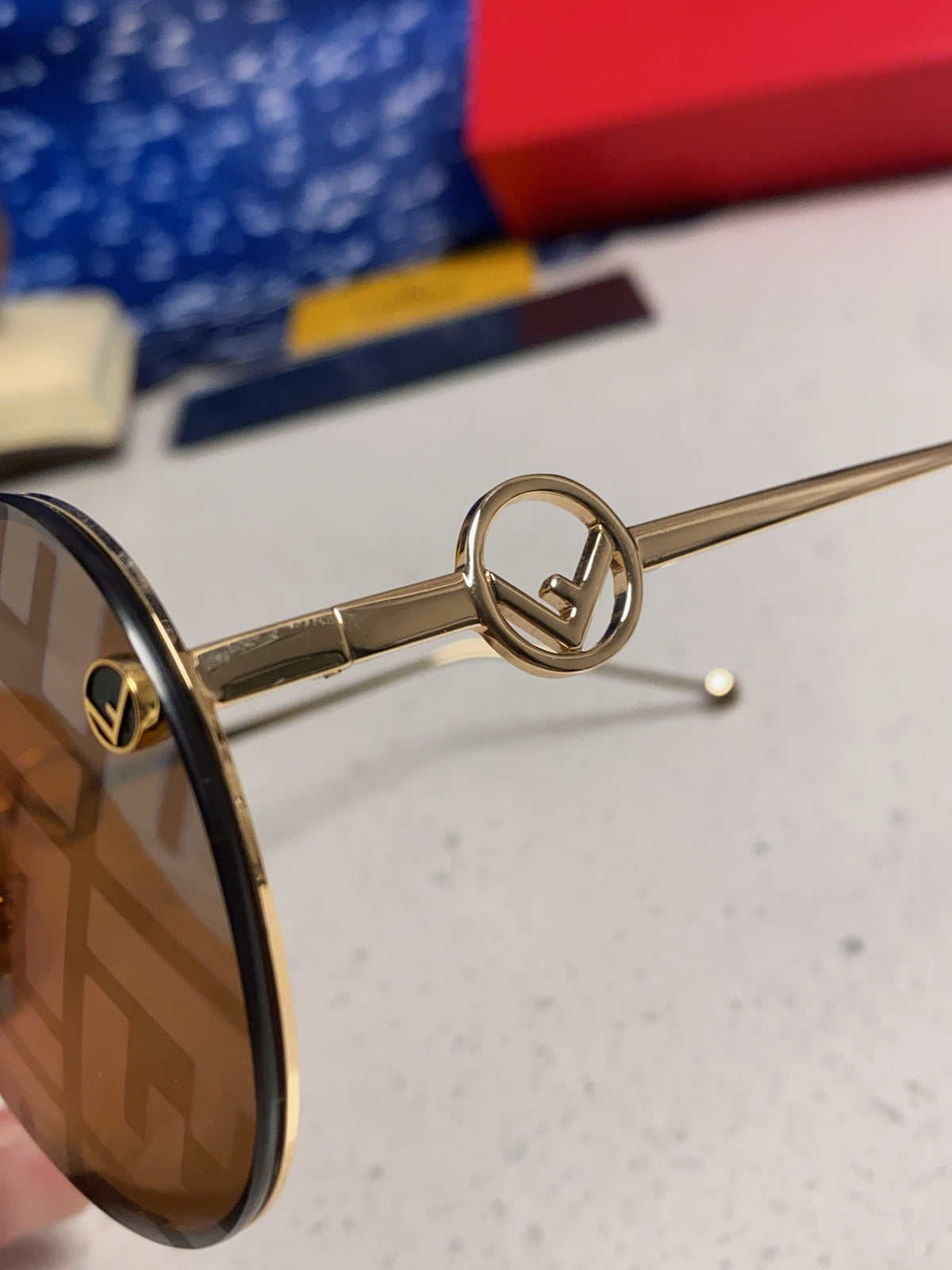 Fendi Aviator Brown Lens Sunglasses for Men & Women - 416300 - detail image 7