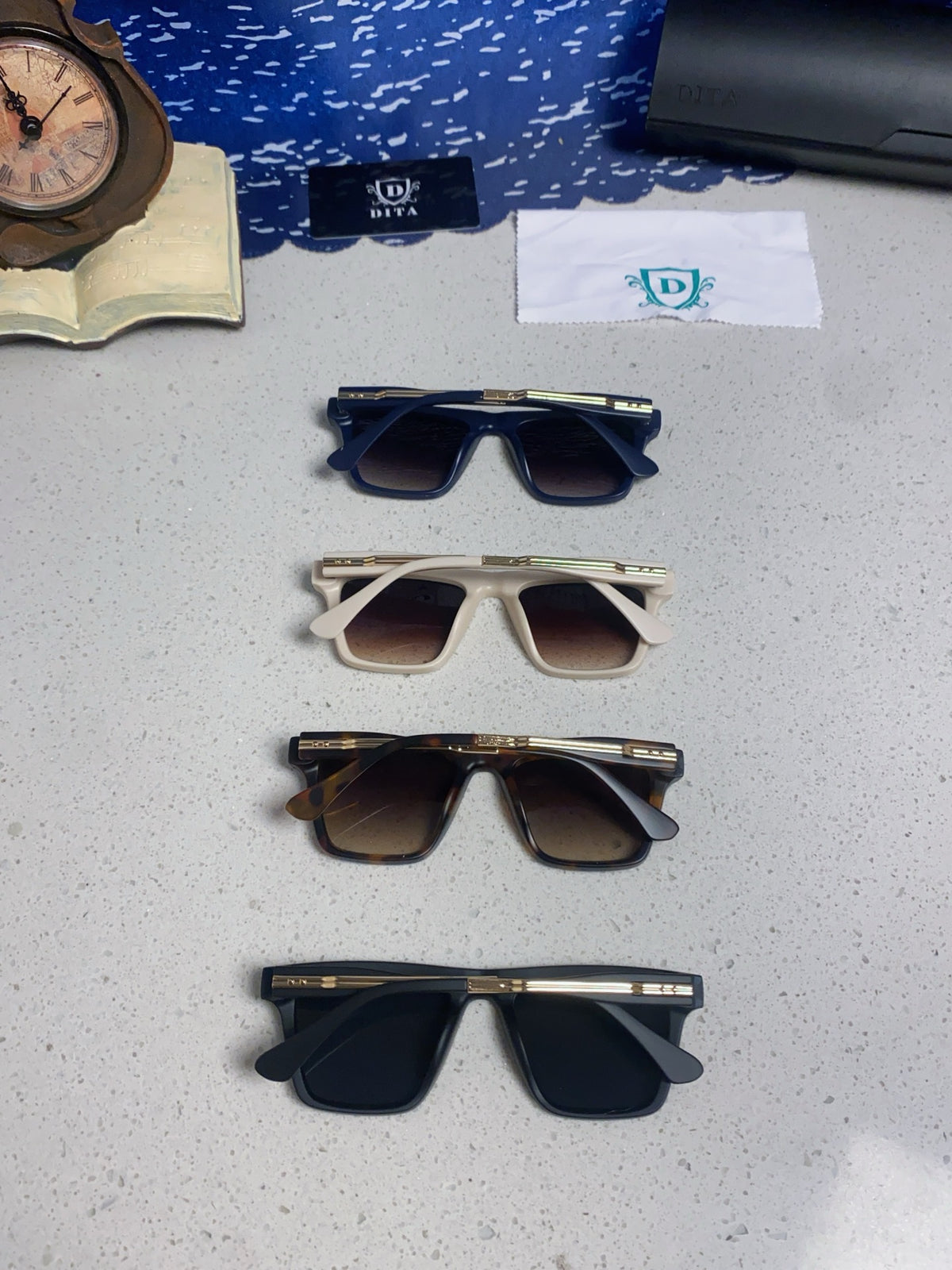 Dita Fashion Red Lens Sunglasses for Men & Women - detail image 5