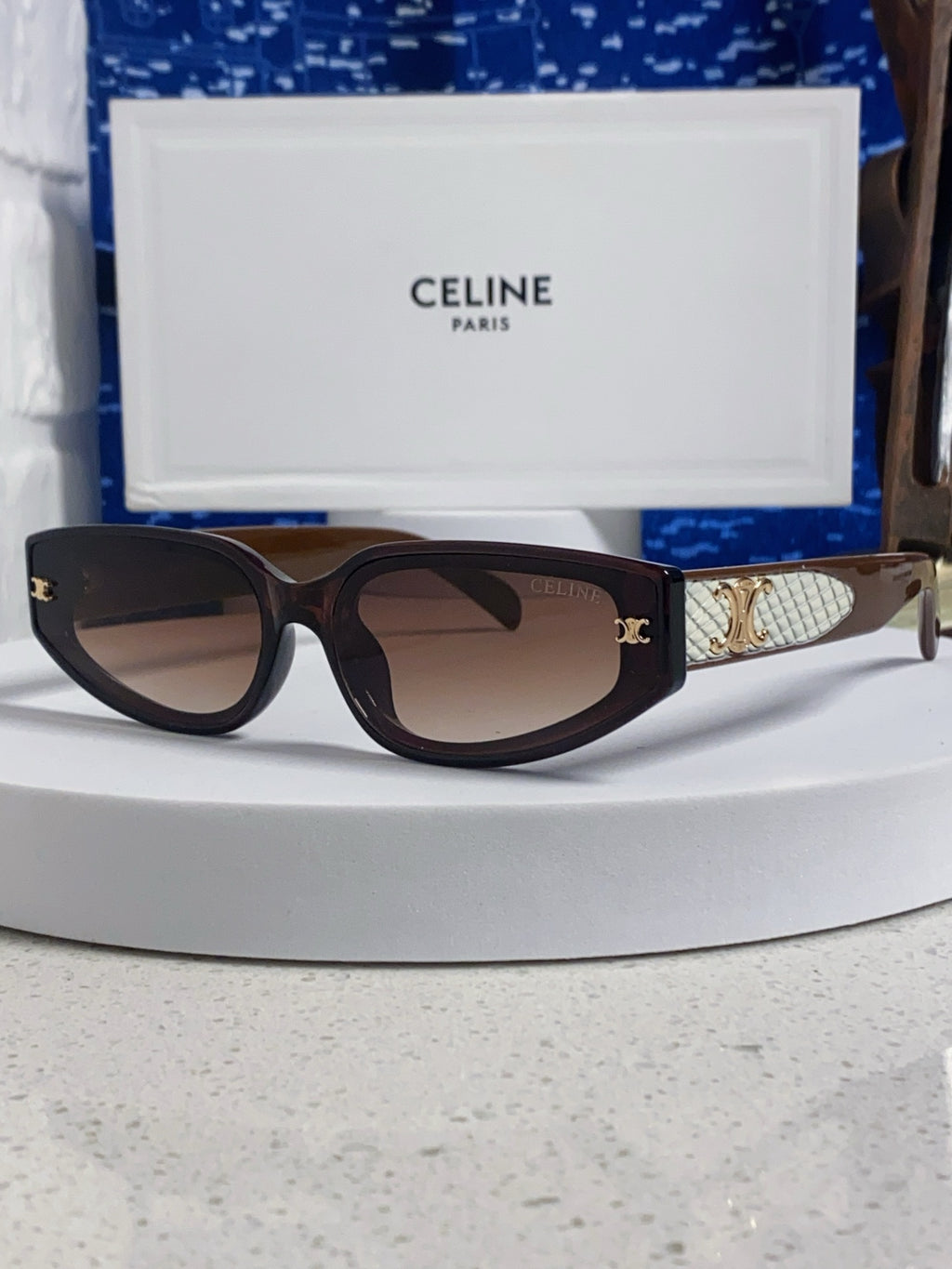 Celine Cat-Eye Red Lens Sunglasses for Men & Women - 432028
