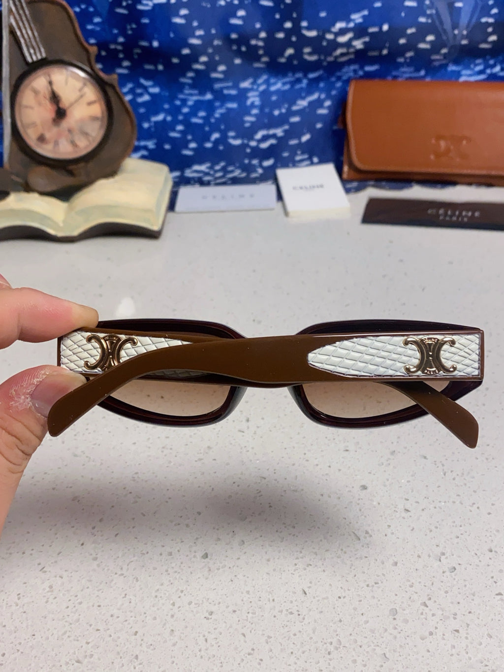 Celine Cat-Eye Red Lens Sunglasses for Men & Women - 415617 - detail image 5