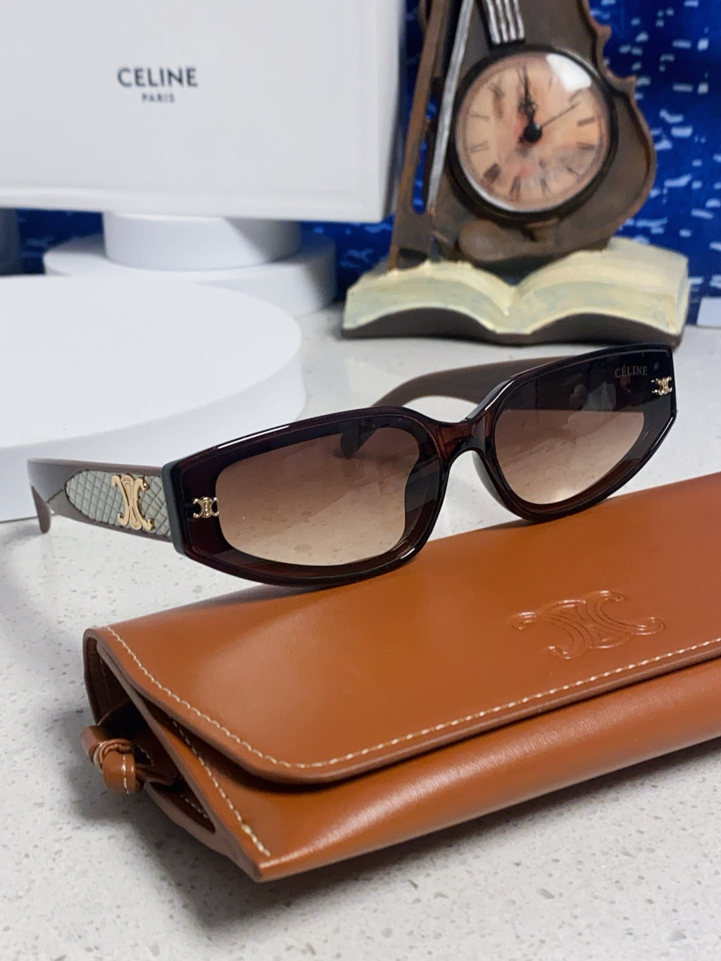 Celine Cat-Eye Red Lens Sunglasses for Men & Women - 415599 - detail image 10