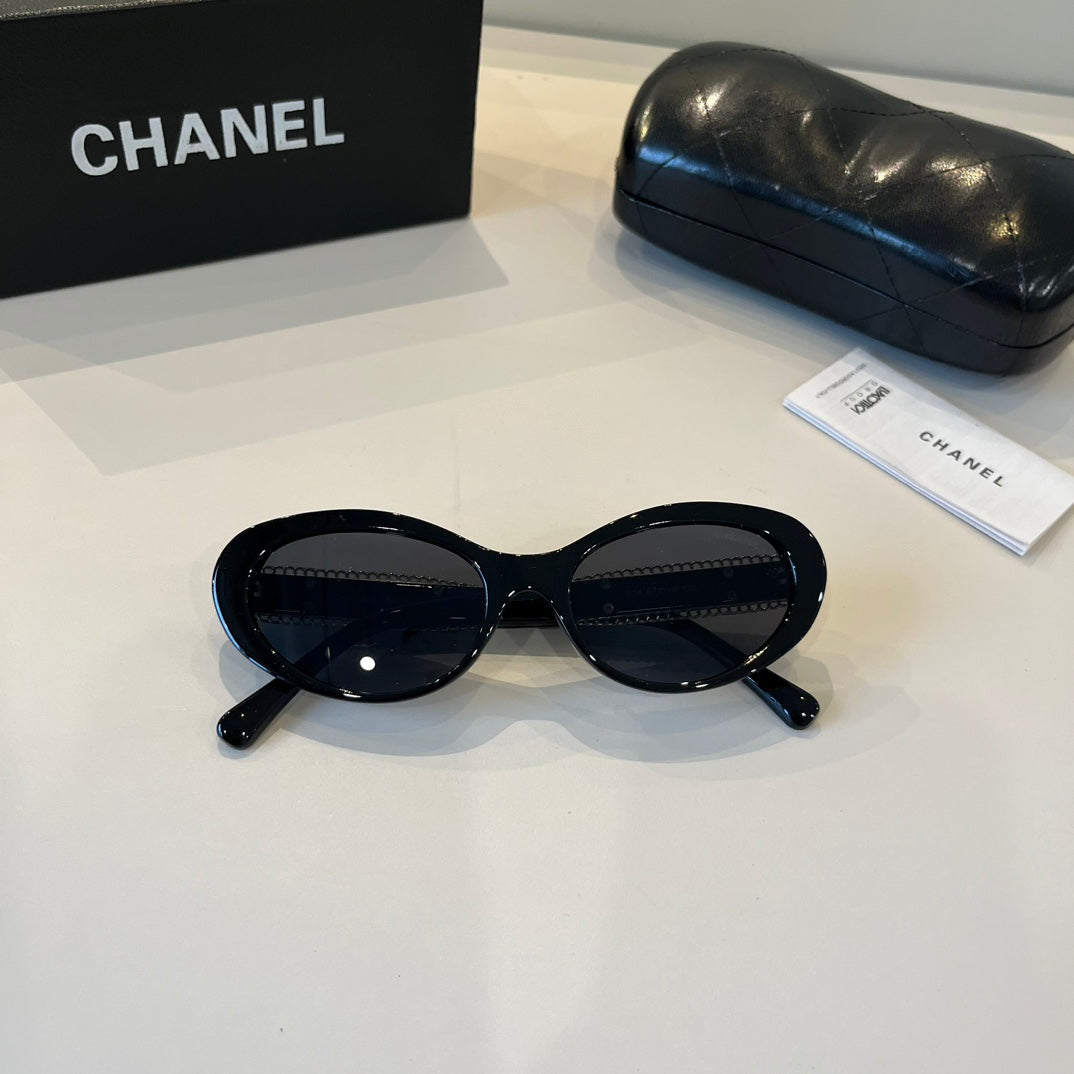 Chanel Oversized Silver Lens Sunglasses for Men & Women - 431554 - detail image 11