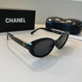 Chanel Oversized Silver Lens Sunglasses for Men & Women - 431554