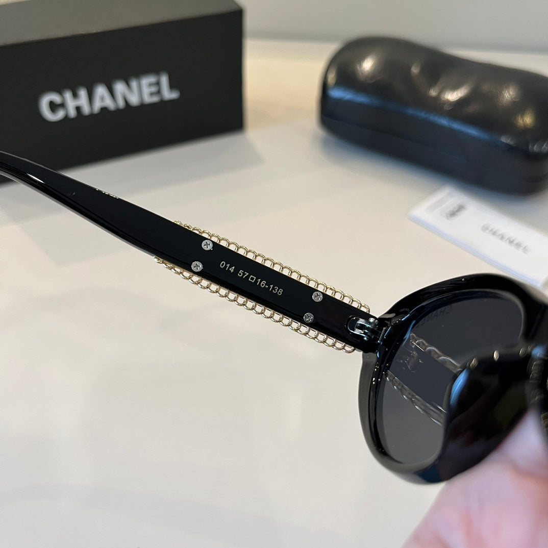Chanel Oversized Silver Lens Sunglasses for Men & Women - 465093 - detail image 10