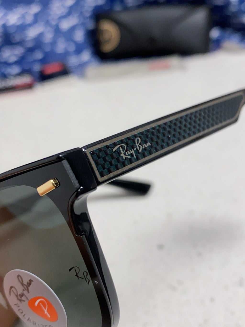 Ray-Ban RB69016 Square Black Lens Sunglasses for Men & Women - 998562 - detail image 7