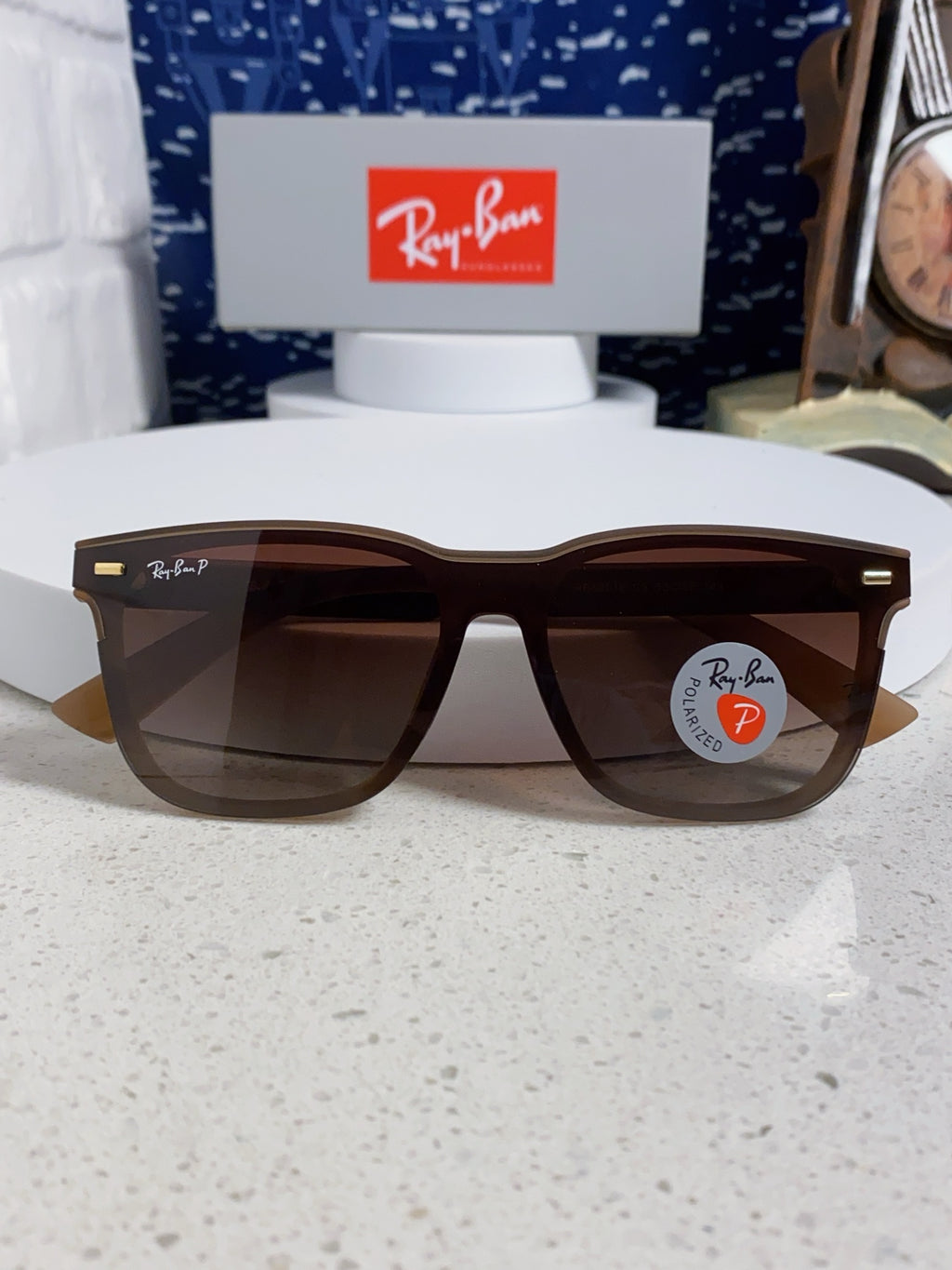Ray-Ban RB69016 Square Red Lens Sunglasses for Men & Women - 998563 - detail image 9