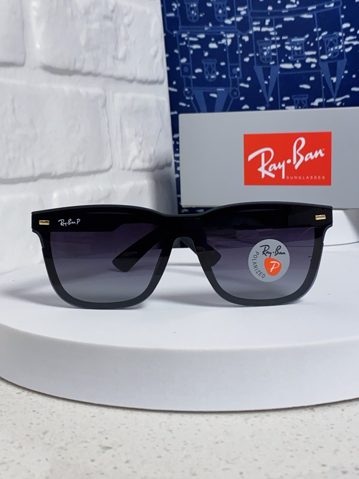 Ray-Ban RB69016 Square Black Lens Sunglasses for Men & Women - 998564 - detail image 2