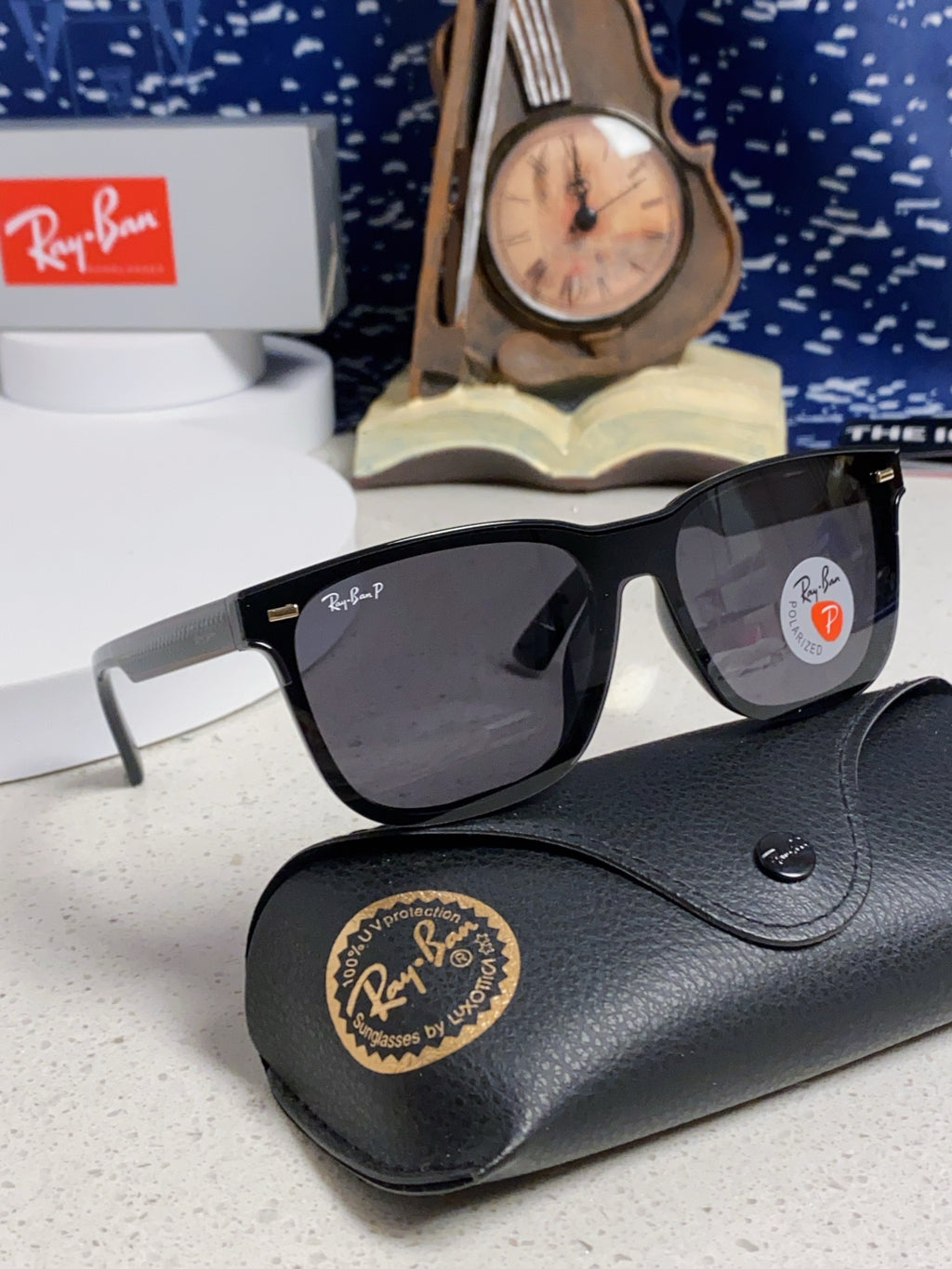 Ray-Ban RB6901 Square Silver Lens Sunglasses for Men & Women - detail image 10