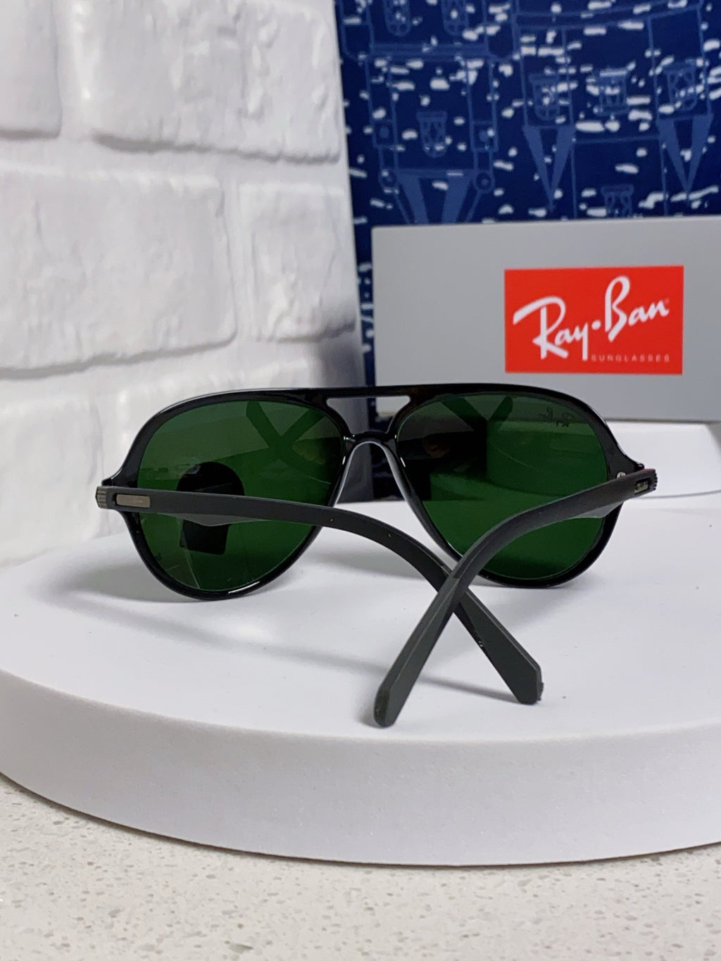 Ray-Ban RB8055 Aviator Black Lens Sunglasses for Men - 416671 - detail image 3