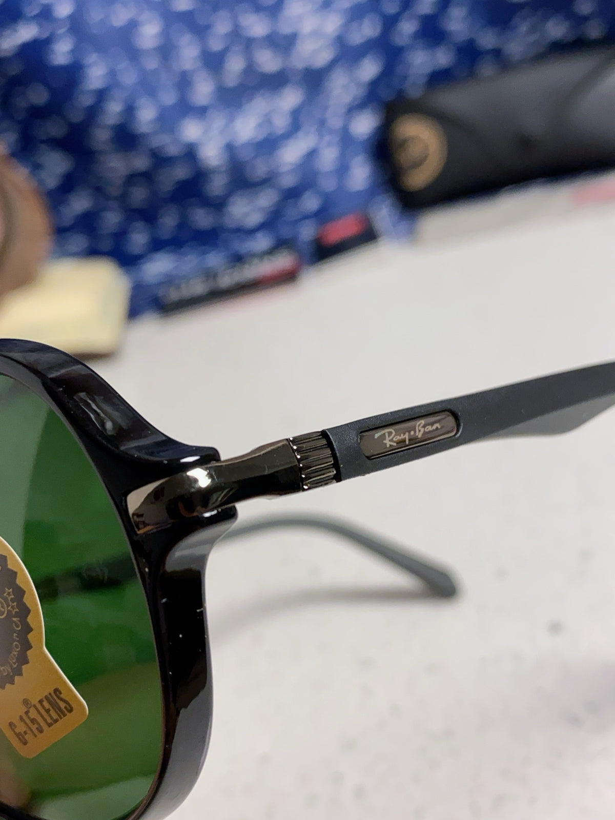 Ray-Ban RB8055 Aviator Black Lens Sunglasses for Men - 416671 - detail image 7